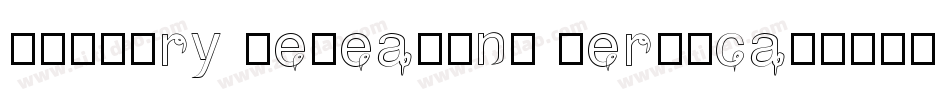 History Repeating Vertical字体转换